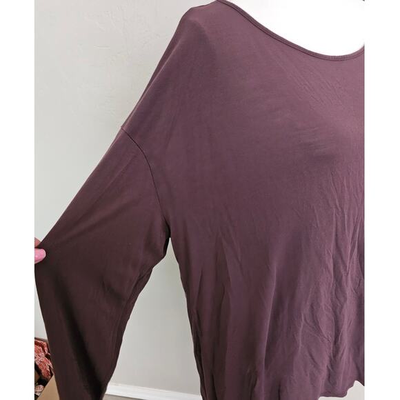 14th & Union Maroon Long Sleeve Top - Picture 5 of 7